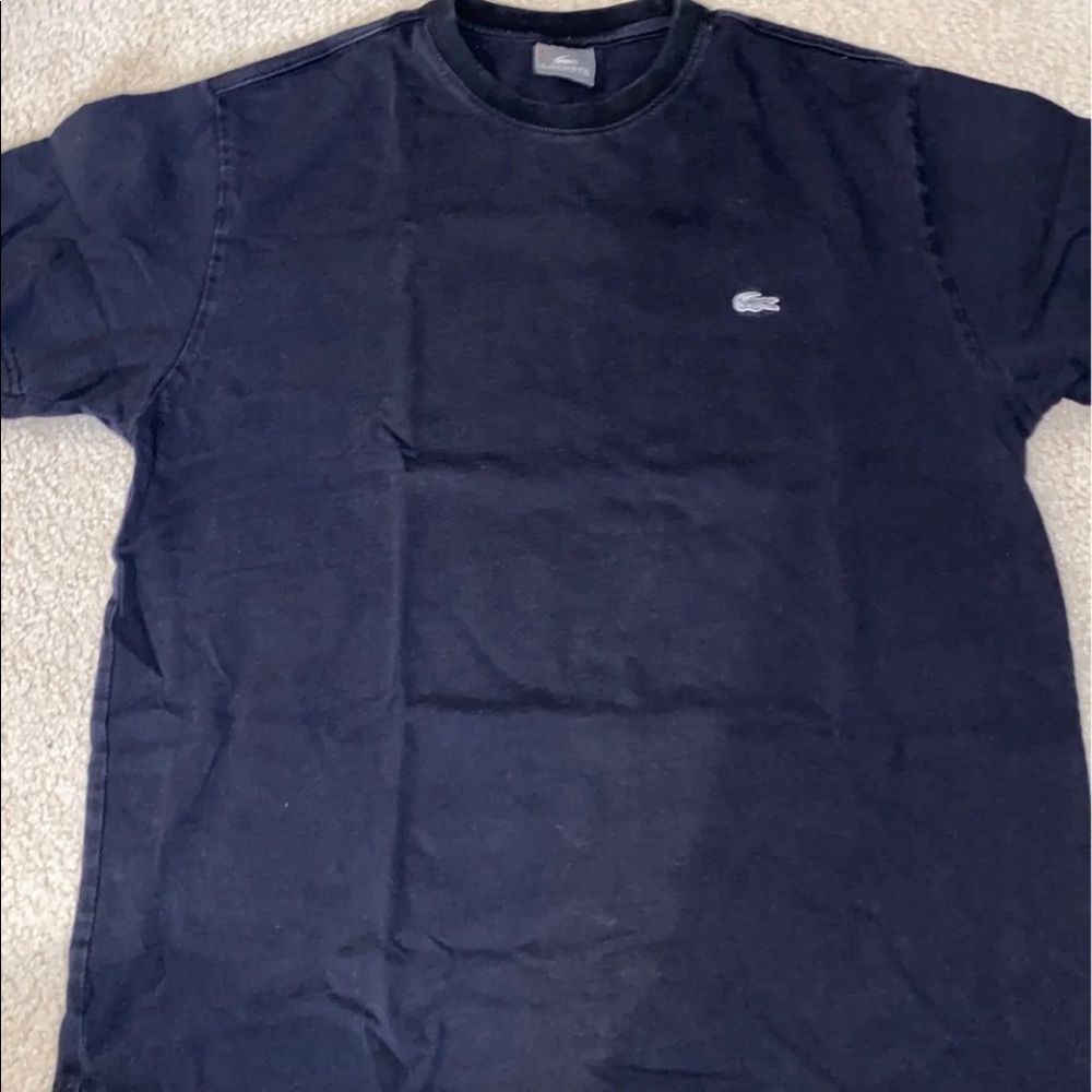 Black Lacoste Tshirt